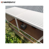 Warren 12x16 Deck with Pergola with Aluminum Alloy Shade for Gazebo